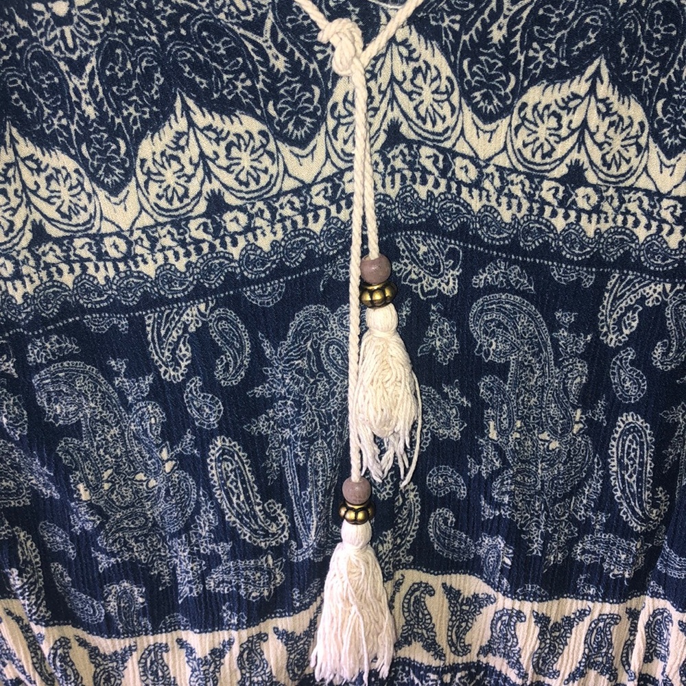 Blue Patterned Top - Picture 2 of 4